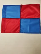 Piłka nożna - Proporzec chorągiewki narożnika pola gry szachownica - miniaturka - grafika 1