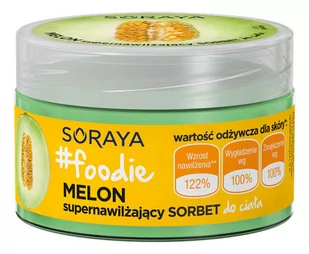 Soraya FOODIE MELON NAWILŻAJĄCY SORBET DO CIAŁA 200 ML Zakupy dla domu i biura! 58216466 - Pielęgnacja stóp - miniaturka - grafika 1