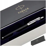 Długopisy - Długopis Parker Jotter Czarny + Eleganckie Pudełko Gratis Na Prezent - miniaturka - grafika 1