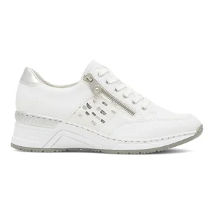 Sneakers Rieker N4322-80 - Sneakersy damskie - miniaturka - grafika 1