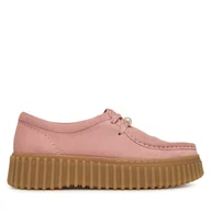 Półbuty damskie - Półbuty Clarks Torhill Bee 26184585 Różowy - miniaturka - grafika 1