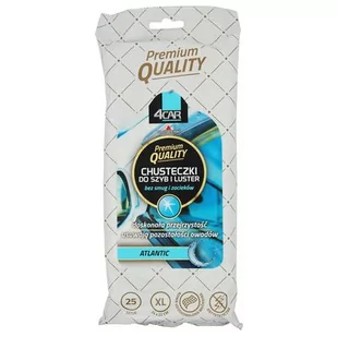 Chusteczki do szyb 4CAR PREMIUM QUALITY - Kosmetyki samochodowe - miniaturka - grafika 1