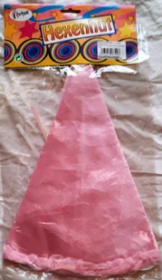 Czapka wróżki księżniczki rózowa karnawał - Dodatki do strojów karnawałowych - miniaturka - grafika 1