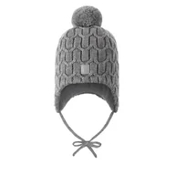 Czapki dla dzieci - Czapka Reima Nunavut 5300065B Szary - miniaturka - grafika 1