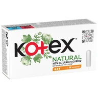 Tampony - Kotex Natural, tampony higieniczne, Normal, 16 sztuk - miniaturka - grafika 1