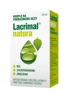 Wzrok i słuch - Polpharma LACRIMAL natura krople 10 ml - miniaturka - grafika 1