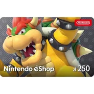 Kody i doładowania cyfrowe - NINTENDO Kod aktywacyjny Nintendo eShop 250 zł - miniaturka - grafika 1