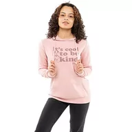 Bluzy damskie - Disney Damska bluza z kapturem Mickey Kind, Róż zachodu słońca, 34 - miniaturka - grafika 1