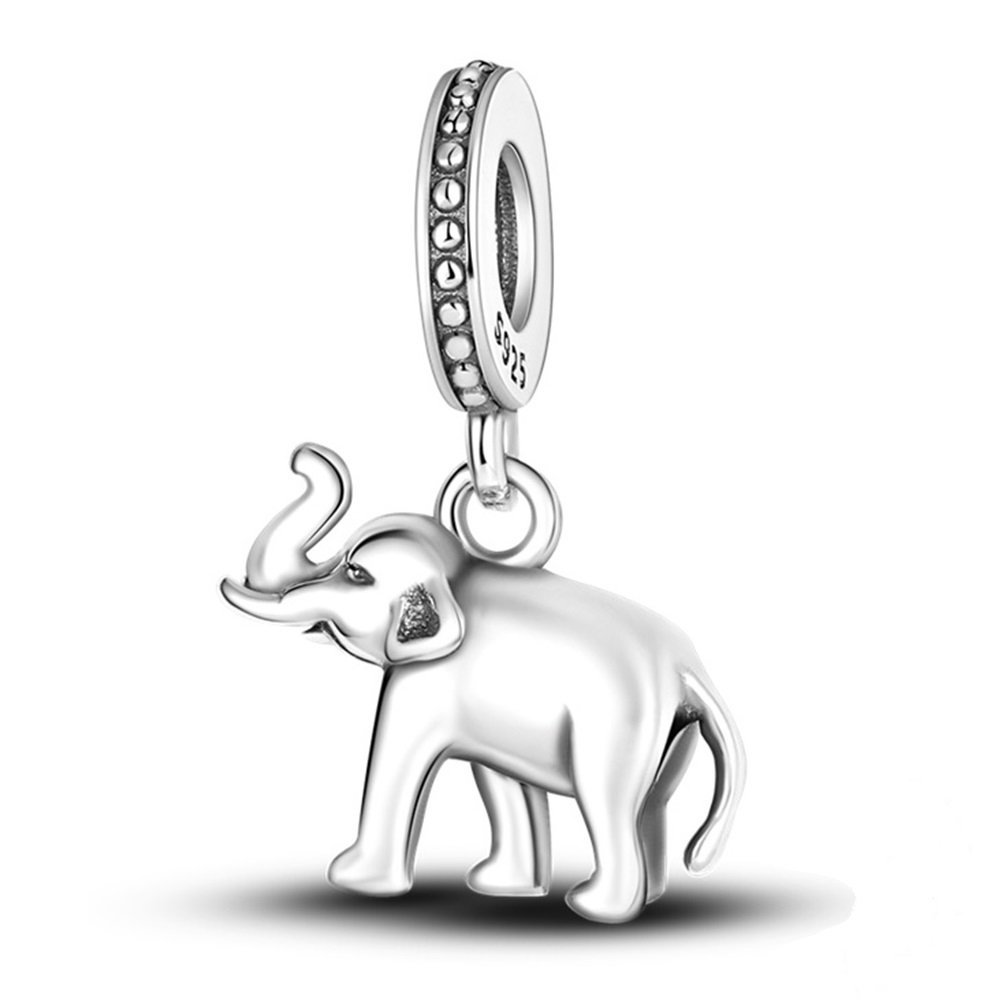 Zawieszka SREBRO 925 Charms koralik Słoń