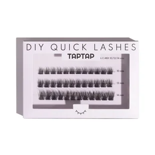 TAPTAP Kępki Rzęs DIY Thick C-MIX 10/12/14mm 36 szt. - Sztuczne rzęsy i akcesoria - miniaturka - grafika 1