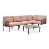 Meble ogrodowe - Nardi KOMODO ze stolikiem Tortora Rosa Quarzo - miniaturka - grafika 1