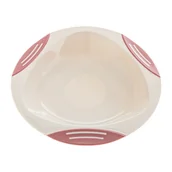 Miseczki i talerzyki dla dzieci - AKUKU A0525 Talerzyk z przyssawką róż/szary - miniaturka - grafika 1