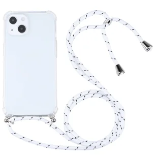 König Design Etui kompatybilne z Apple iPhone 13 mini Plastikowe etui na telefon komórkowy z łańcuszkiem - Etui na telefon komórkowy białe - Etui i futerały do telefonów - miniaturka - grafika 1