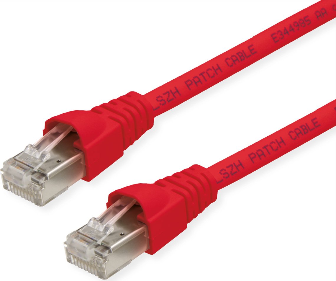 Telegärtner 100028071 Kabel sieciowy czerwony 4,5 m Cat6a S/FTP (S-STP) (100028071)