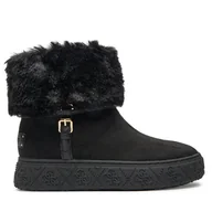 Botki damskie - Botki Guess Uncie FLFUNC ESU10 Czarny - miniaturka - grafika 1