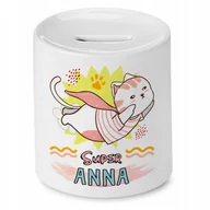 Skarbonki - Skarbonka 330 ml Dla Anny Córki Dziecka Prezent z Nadrukiem ze Zdjęciem - miniaturka - grafika 1