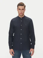Koszule męskie - Tommy Hilfiger Koszula MW0MW39271 Granatowy Regular Fit - miniaturka - grafika 1