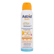 Balsamy i kremy do opalania - Astrid Sun Kids Dry Spray SPF50 preparat do opalania ciała 150 ml dla dzieci - miniaturka - grafika 1