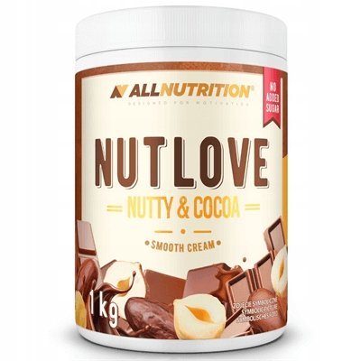 Allnutrition Nutlove Nutty & Cocoa 1000G Krem Czekoladowo-Orzechowy Fit 1Kg