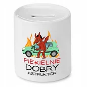 Skarbonki - Skarbonka Dla Szofera na Urodziny na Prezent z Nadrukiem ze Zdjęciem + Opakowanie na prezent (wzór 02) - miniaturka - grafika 1