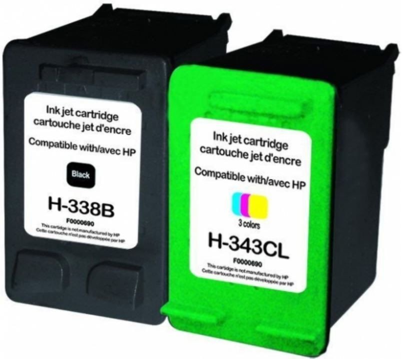 Tintes kārtridžs UPrint HP 338/343 Multipaka 3584770880866