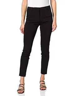 YAS Damskie spodnie YASEYA MW ANKLE PANT S. NOOS, czarny, XS - Spodnie damskie - miniaturka - grafika 1