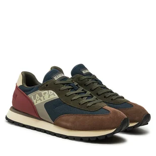 Sneakersy Napapijri NP0A4IJP Brązowy - Sneakersy męskie - miniaturka - grafika 1