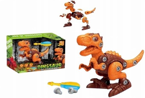 Dinozaur Tyranozaur Rex Do Skręcania 32 Elementy