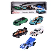 Samochody i pojazdy dla dzieci - MAJORETTE PORSCHE EDITION 5-PACK 1:64 SAMOCHÓD NOWY METALOWY MODEL - miniaturka - grafika 1