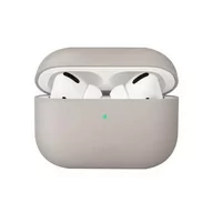 Akcesoria do słuchawek - Etui ochronne na słuchawki UNIQ etui Lino do Apple AirPods Pro Silicone beżowy/beige ivory - miniaturka - grafika 1