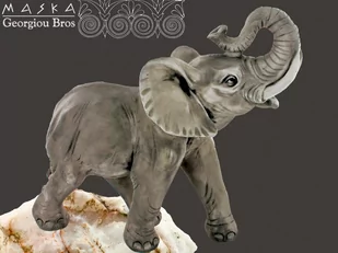 Słoń Kleofas alabaster grecki - Figurki dekoracyjne - miniaturka - grafika 1