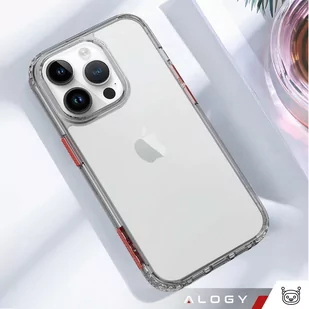 Etui na telefon Alogy Protective Case obudowa ochronna do Apple iPhone 14 Pro Czarno-przezroczyste + Szkło - Etui i futerały do telefonów - miniaturka - grafika 4