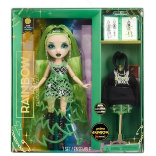 Lalka Rainbow High Fantastic Fashion - GREEN - Jade Hunter Mga Entertainment - Lalki dla dziewczynek - miniaturka - grafika 1