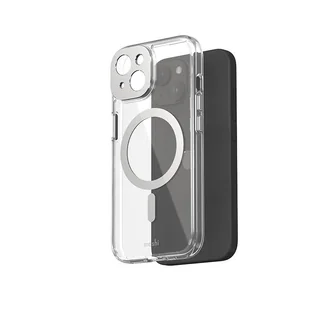 Moshi iGlaze MagSafe - Etui iPhone 15 (Luna Silver) - Etui i futerały do telefonów - miniaturka - grafika 1