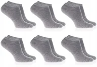 Skarpetki męskie - 6PAR BAWEŁNIANE MĘSKIE STOPKI SKARPETKI 40-43 - STP6-M-SZA-40-43 - miniaturka - grafika 1