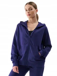 Damska bluza dresowa 4F z kapturem MM00 SWSF1763 031S fioletowy M - Bluzy damskie - miniaturka - grafika 1
