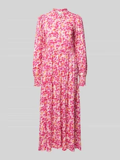 Sukienki - Sukienka midi z włóknami LENZING™ ECOVERO™ model ‘SALIRA’ - grafika 1