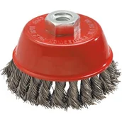 Tarcze do pił - Graphite Szczotka druciana 57H582 doczołowa 80 mm x M14 Inox - miniaturka - grafika 1