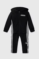 Dresy i komplety dla chłopców - adidas Originals dres dziecięcy kolor czarny - miniaturka - grafika 1