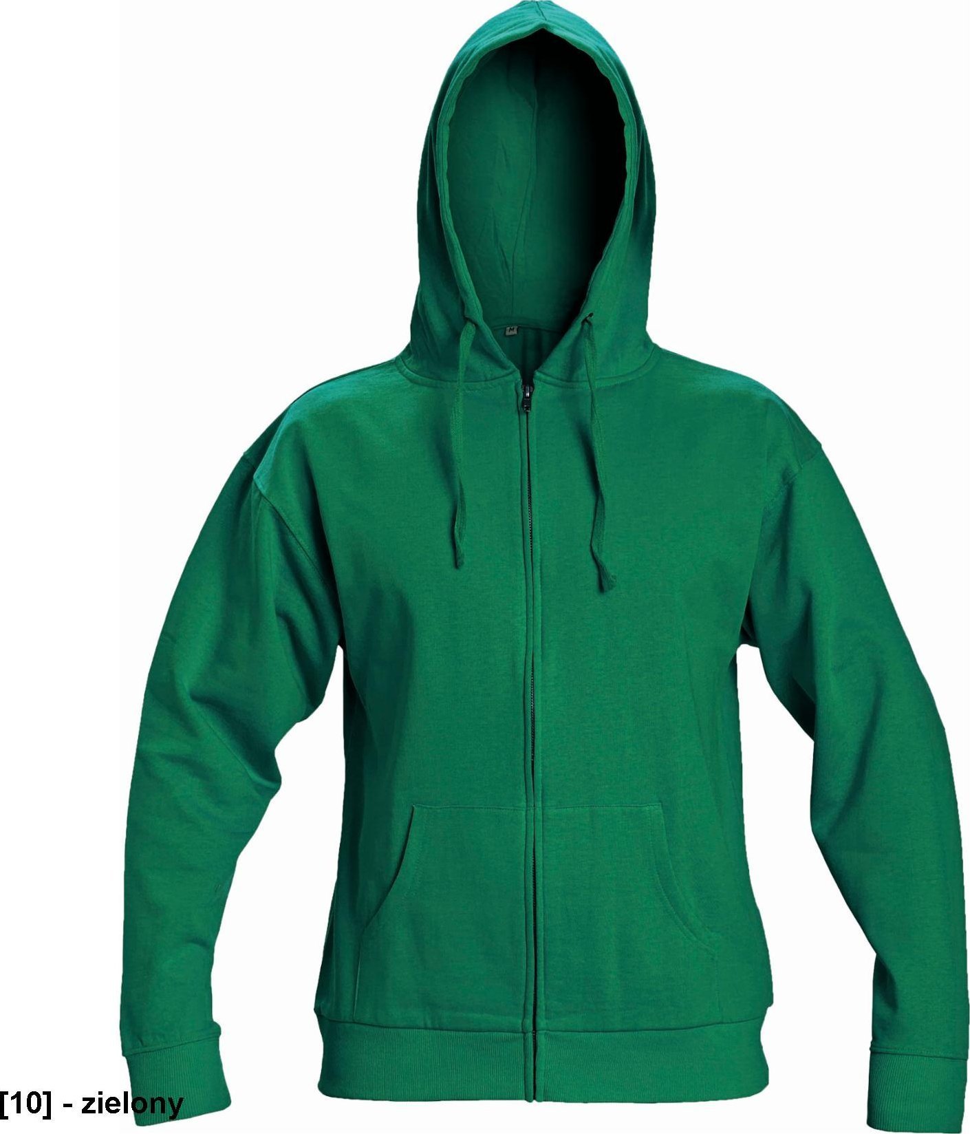 CERVA NAGAR - bluza z kapturem ściąganym sznurkiem 80% bawełna, 20% poliester - biały/jasnoszary M