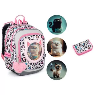 Topgal Komplet szkolny ENDY 23037 SET SMALL - Plecaki szkolne i tornistry - miniaturka - grafika 1