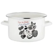 Garnki - Garnek emaliowany Emalia Polska Pleszew Fruits by Mateusz Gessler 22 cm 4,8 l - miniaturka - grafika 1