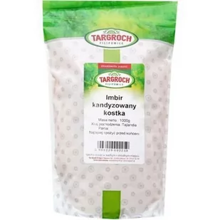 Targroch Imbir kandyzowany kostka 1000g - Warzywa świeże i suszone - miniaturka - grafika 1