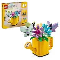 Klocki - LEGO Creator 3 w 1 - Kwiaty w konewce Kalosz Papużki LEGO PREZENT DLA DZIEWCZYNKI CHŁOPCA - miniaturka - grafika 1