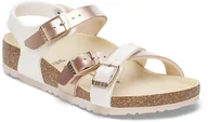 Buty dla dziewczynek - Birkenstock sandały KUMBA SPLIT KIDS 1029411 Electric Metallic Pearl/Copper szerokość standardowa 36 - miniaturka - grafika 1
