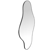 Lustra - Alexandra House Living Lustro ścienne czarne drewno 60 x 1,7 x 110 cm - miniaturka - grafika 1