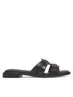 Klapki i japonki damskie - Clarks Klapki Ariany Mule 26181234 Czarny - miniaturka - grafika 1