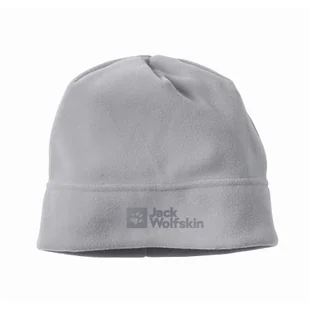 Czapka polarowa Jack Wolfskin REAL STUFF BEANIE slate grey - ONE SIZE - Czapki męskie - miniaturka - grafika 1