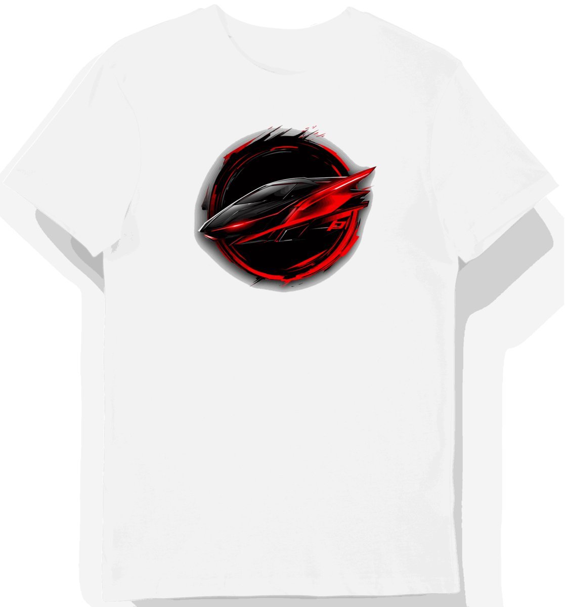 Koszulka męska biała z eleganckim logo futurystycznej Hondy XL