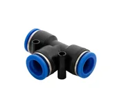 Akcesoria pneumatyczne - Złączka wtykowa trójnik przewodu T 12x12x12 mm - miniaturka - grafika 1
